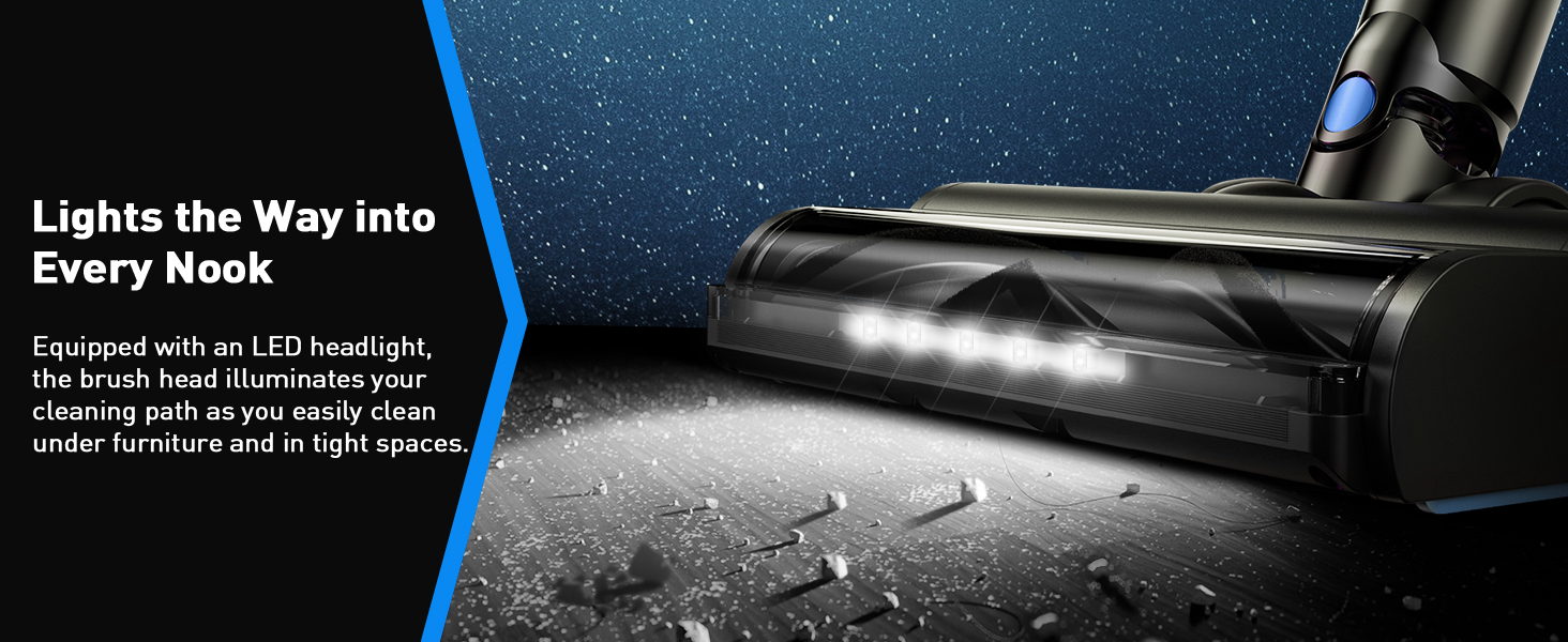 Easy to Maneuver, No Dead Corner  LED light design
