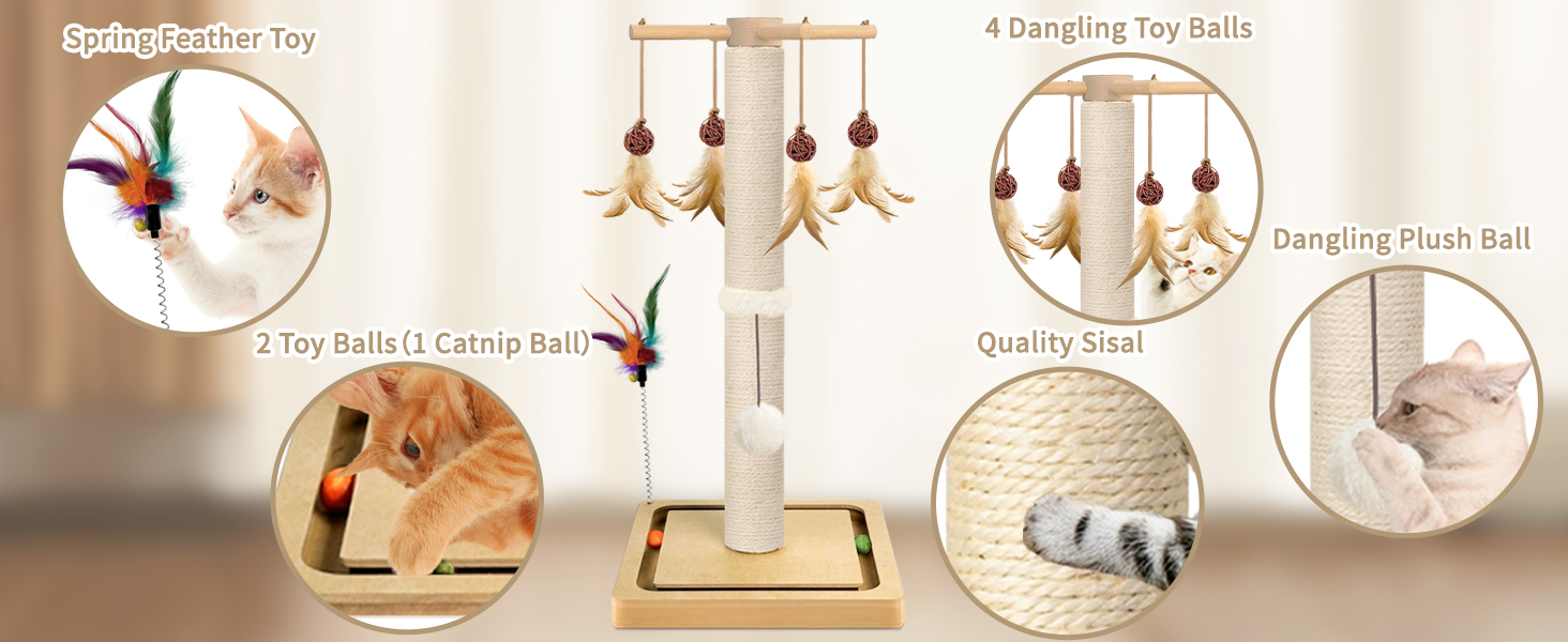 cat scratching post