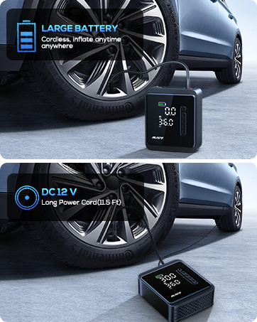 Dual Power- Battery& 12V DC