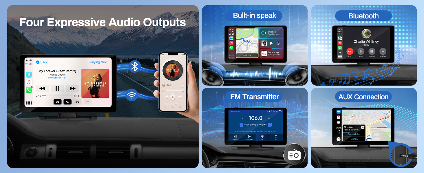 Four Audio Outputs