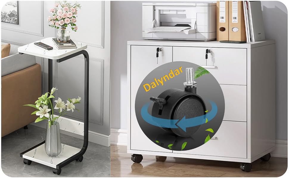 threaded stem casters