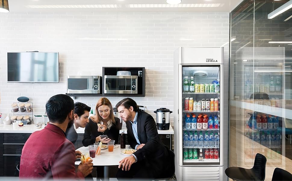 commercial refrigerator, display refrigerator, refrigerator, beverage refrigerator, fridge