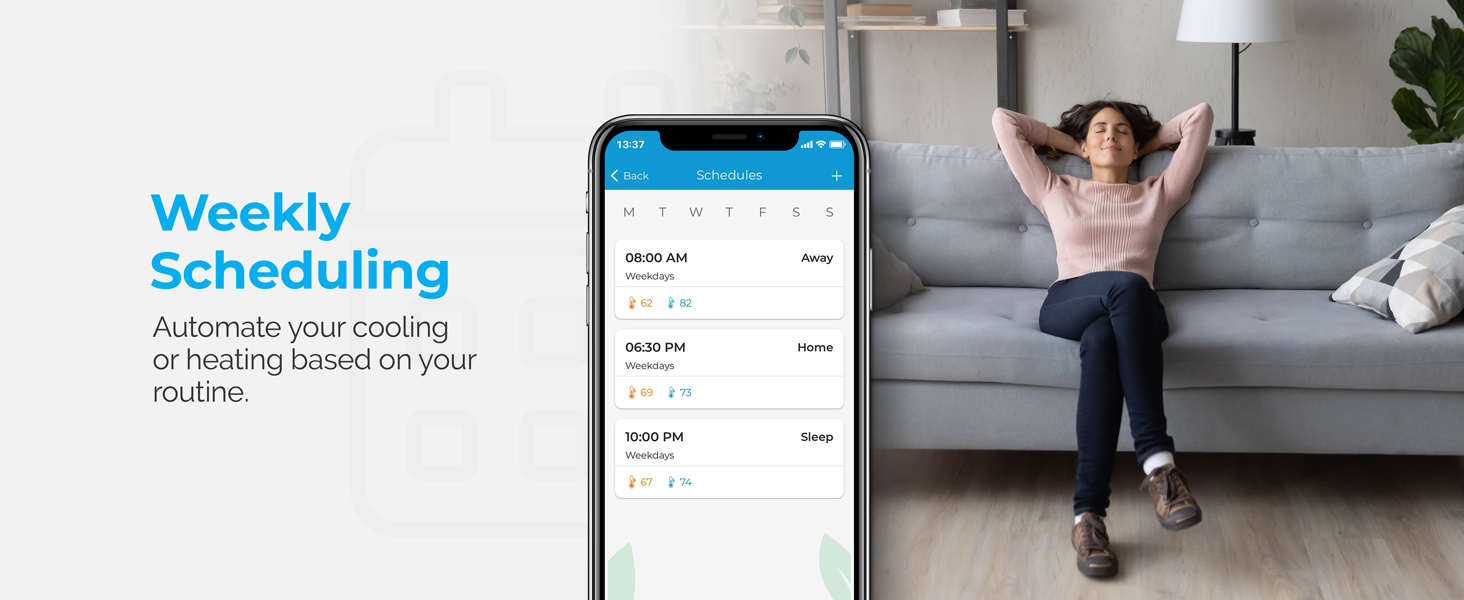 scheduling feature cielo smart thermostat