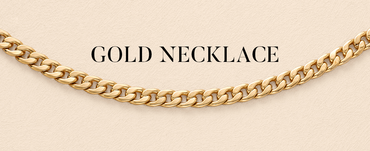 cuban link chain for women gold choker necklaces for woman