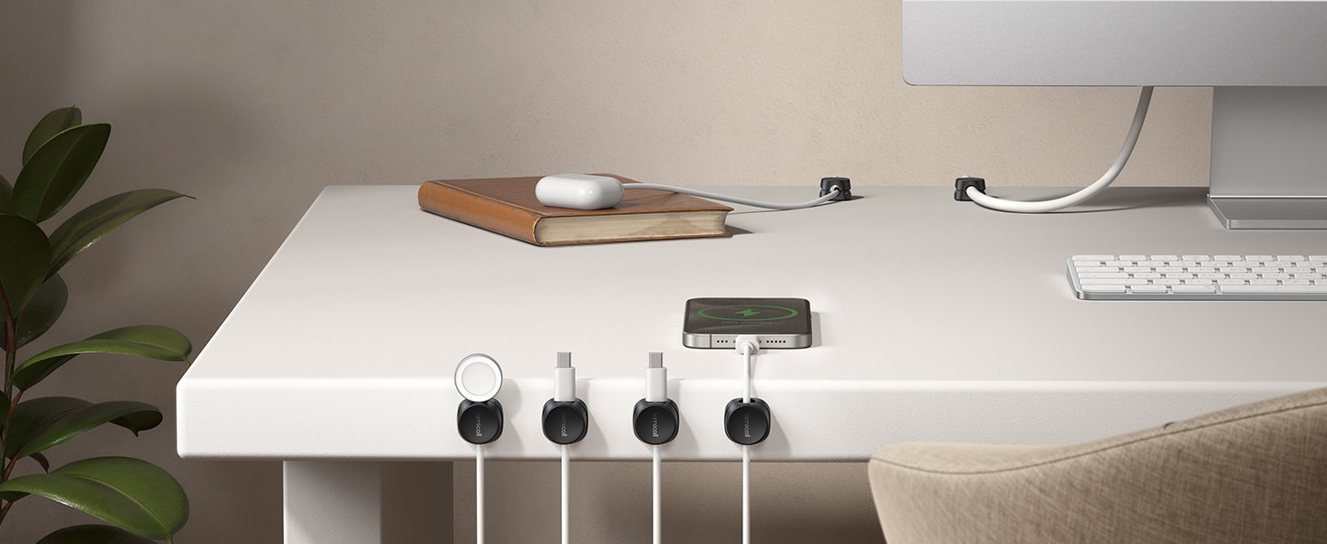 Compact Cable Clips Cord Management Clips Organizer Holder