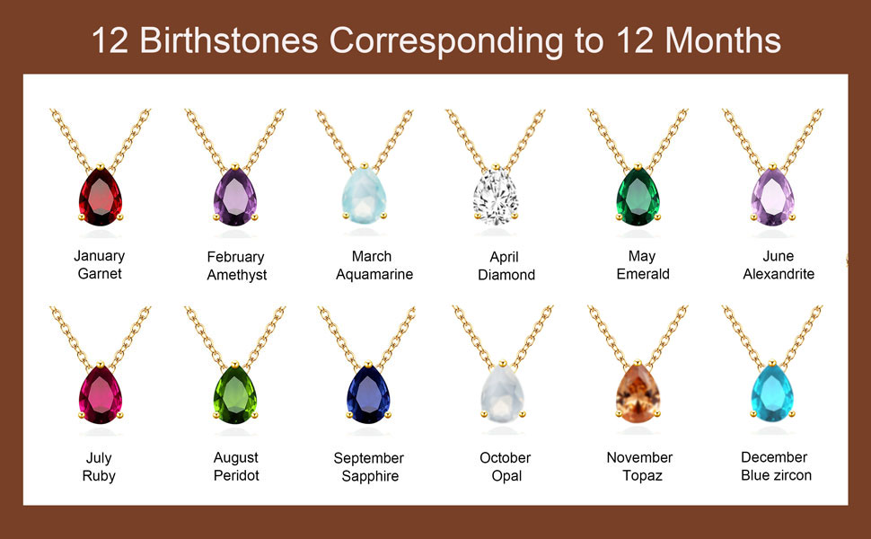 Birthstone Necklace