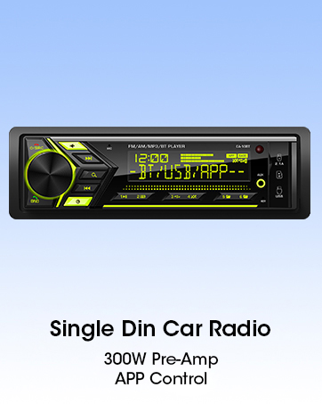 single din car radio