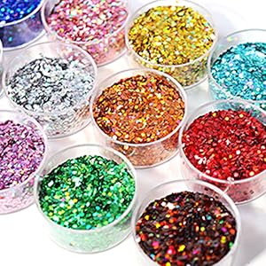 holographic chunky glitter