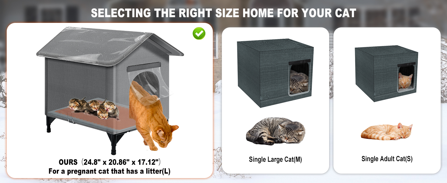best insulated outdoor cat house clawsable heated cat house heated cat house for outside cat shelter