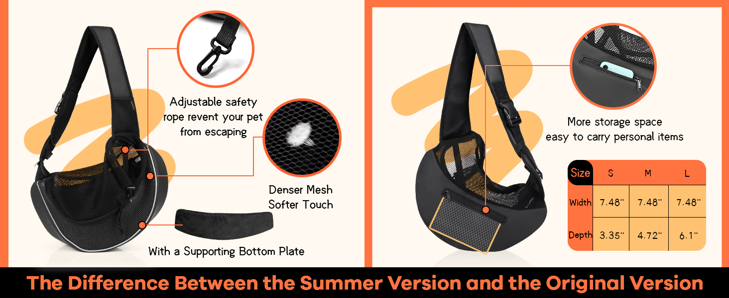 Small Dog Sling Carrier