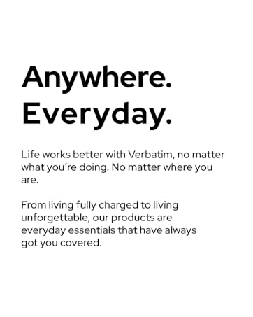 Verbatim media accessories hard drives ssds portable monitors gaming
