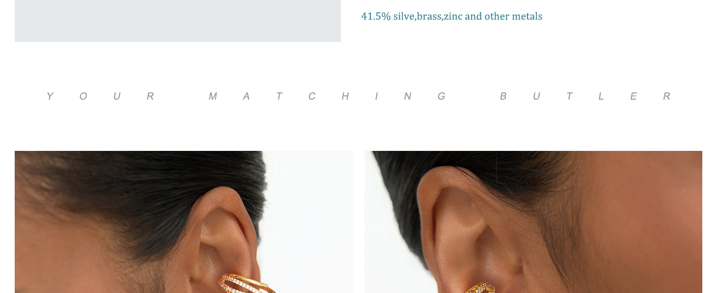 gold cz earrings