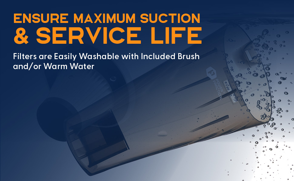 Washable and Replaceable Filter