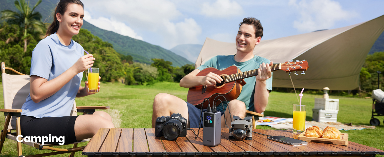 20000mAh 130w battery pack for camping
