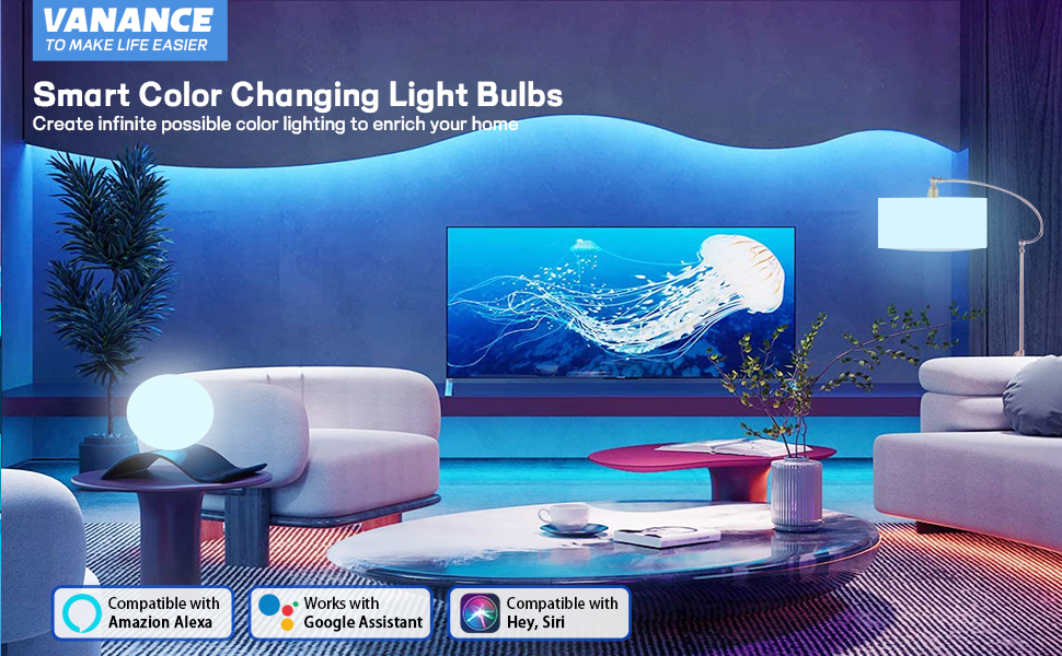 smart color changing light bulbs