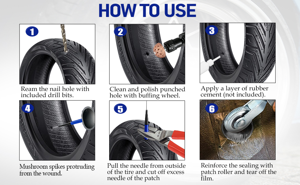 Tire Repair Patch Plug