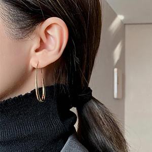 teardrop hoop earrings