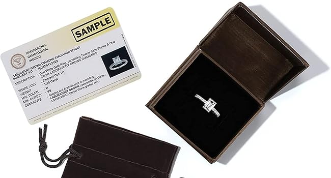 IGI Certificate Carbon Atelier Jewelry