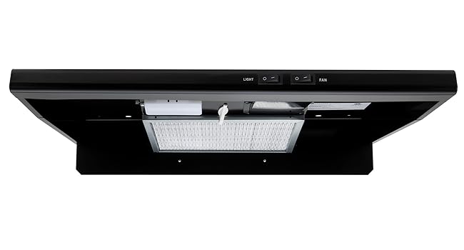 Oven range hood.