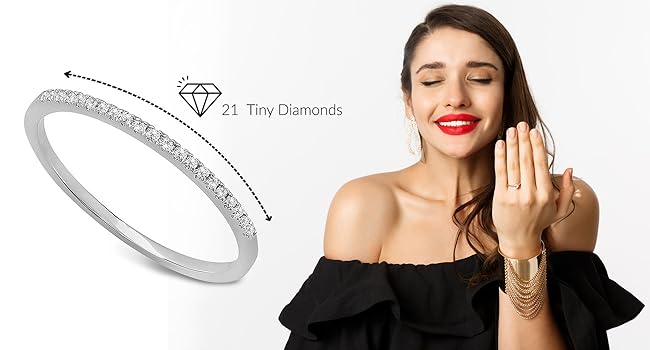 Dainty stackable band