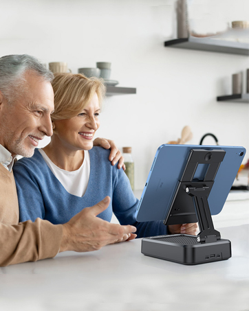 Tablet Stand with Bluetooth Speaker