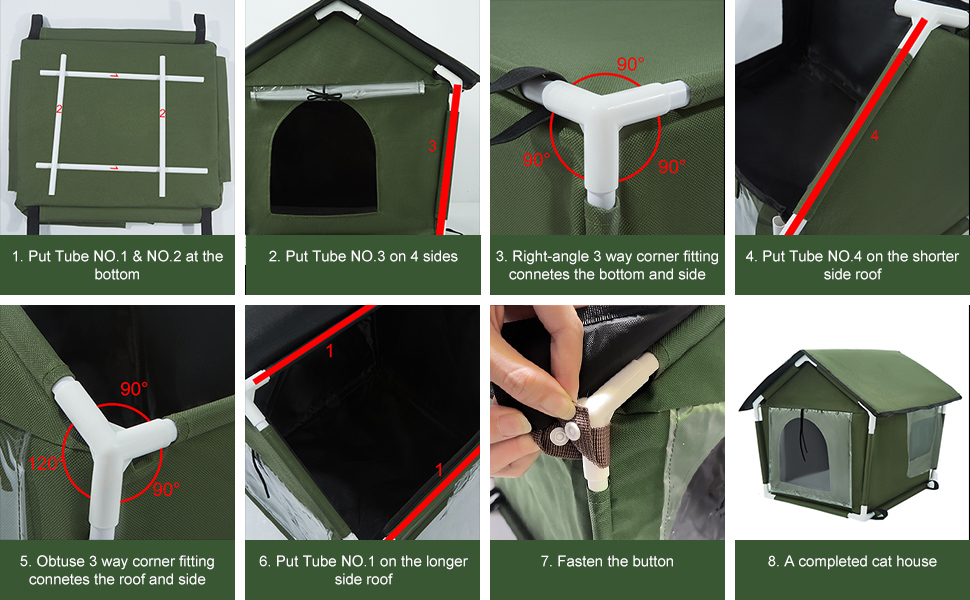 outdoor feral cat house weatherproof