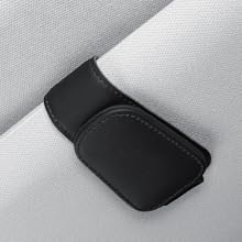 black car sunglass holder