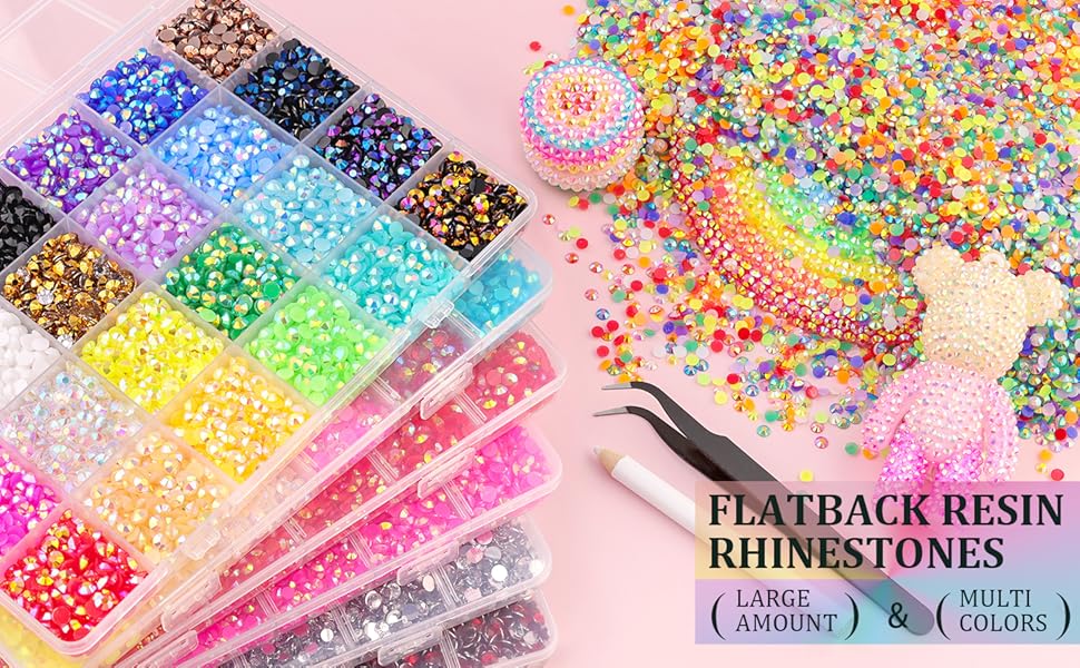 Flatback Resin Rhinestones