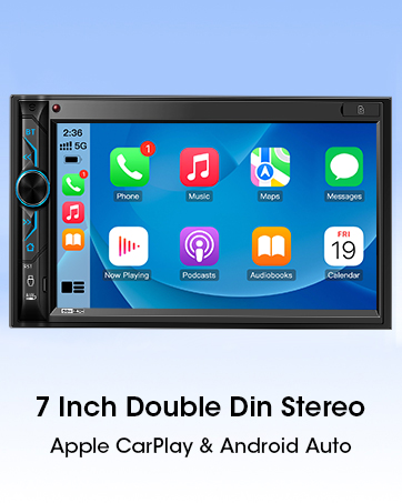 double din carplay radio