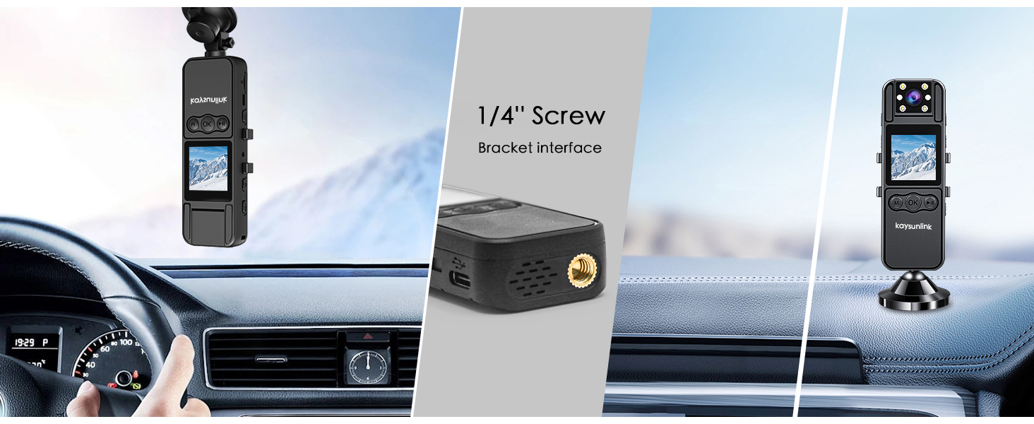 Car Camera with 1/" screw bracket