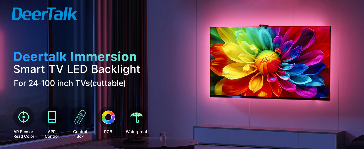 TV LED Lights That Change Sync with TV