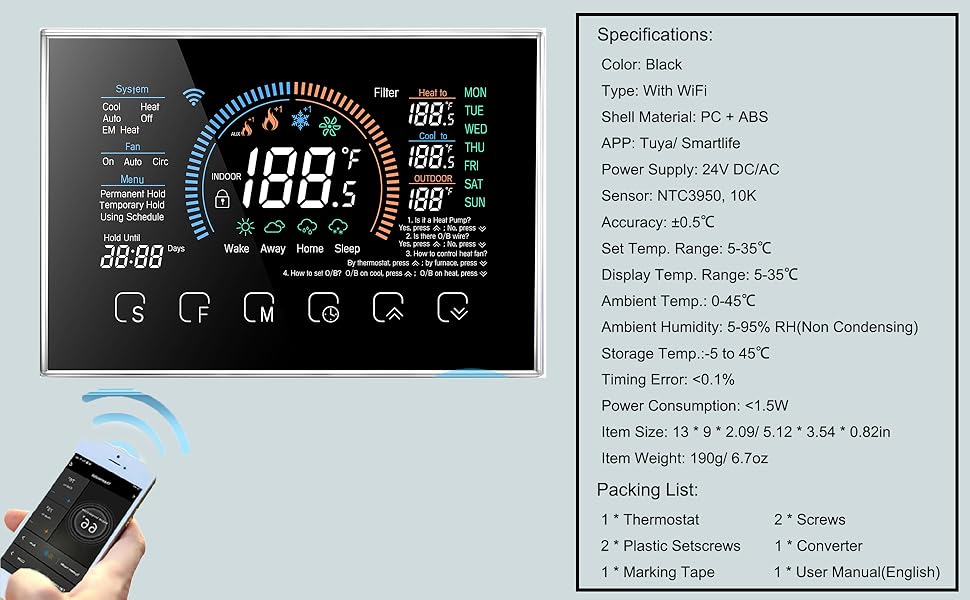 Thermostat for home