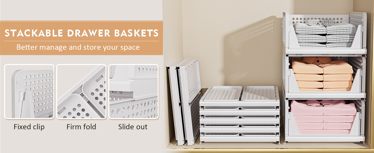 Folding Closet Organizers Storage Box