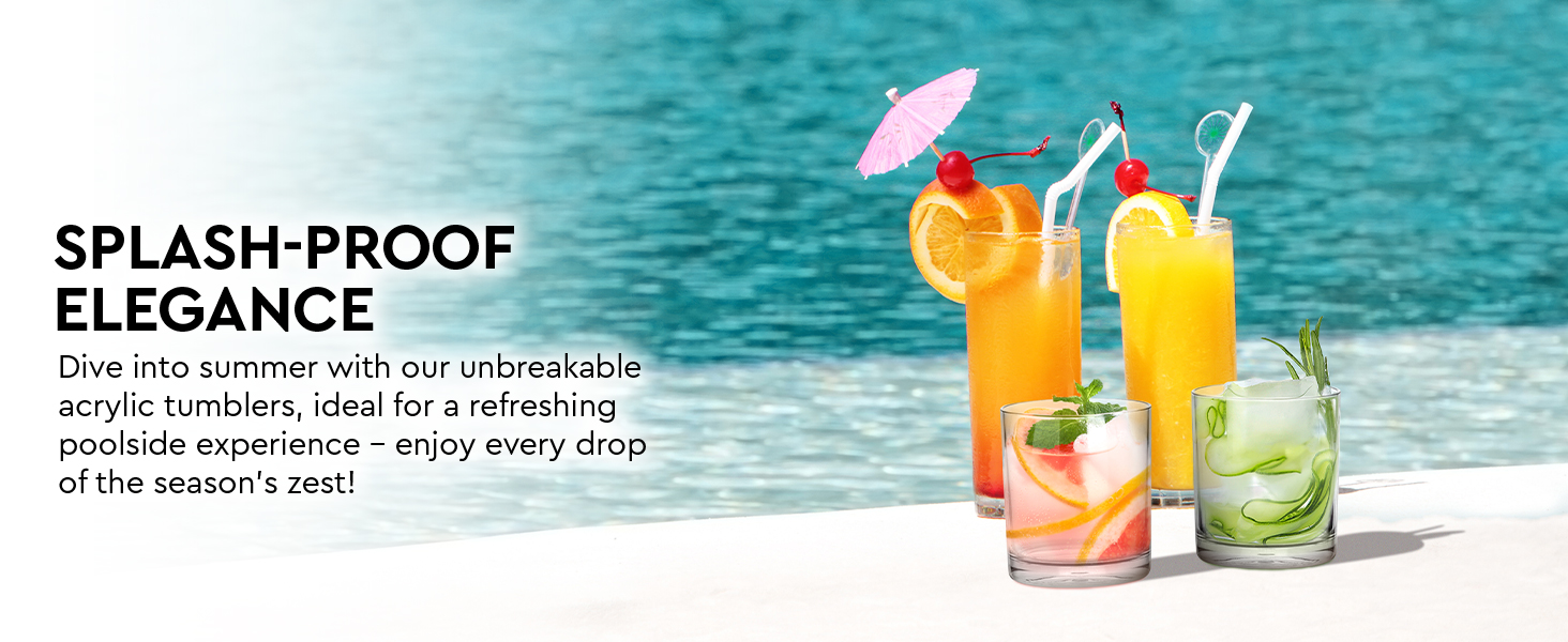 unbreakable plastic glasses
