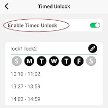 Gate open feature