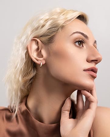 gold hoop earrings
