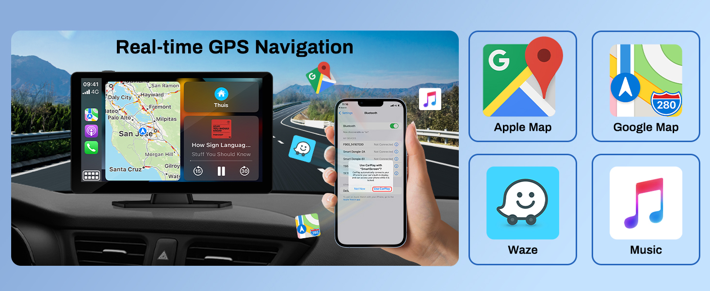 Real-time GPS Navigatlon
