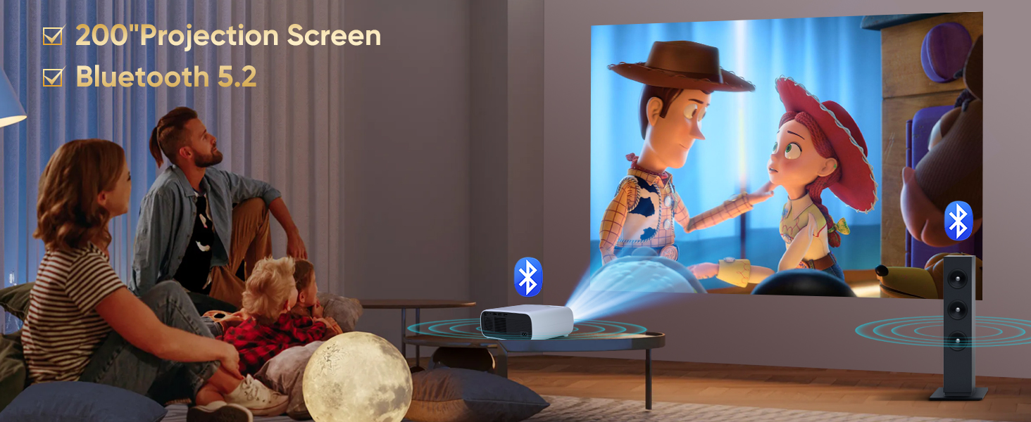 bluetooth projector