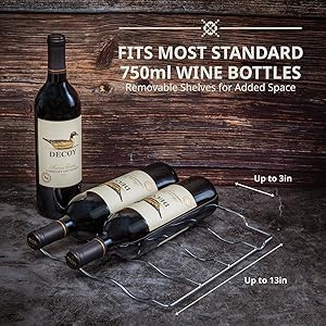Ivation wine cooler fits 750ml bottle
