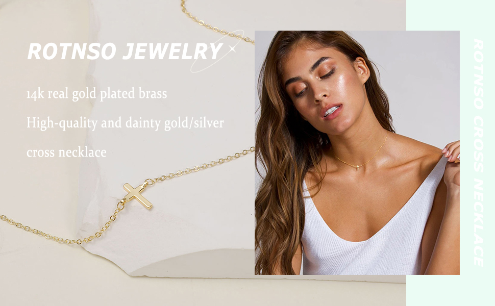 small cross necklace