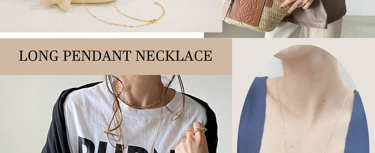 Glossy pendant Necklace 