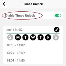 Timed Unlock