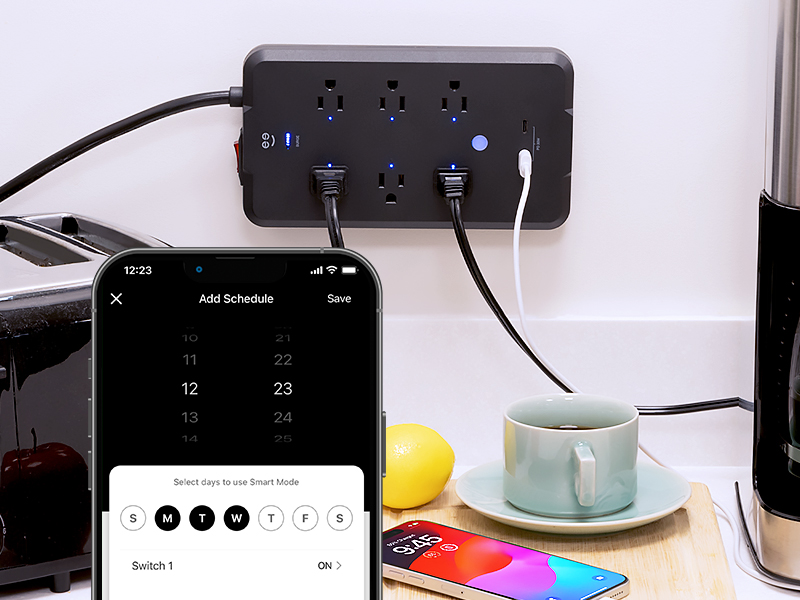 Geeni SW009 Surge Protector Set Schedule