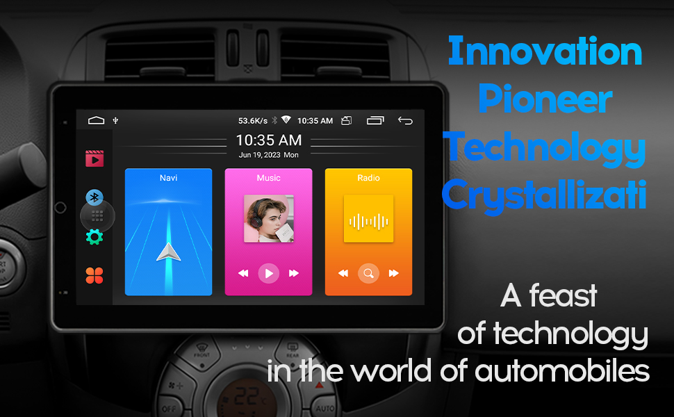 10inch Auto-Rotating Universal Head Unit-A