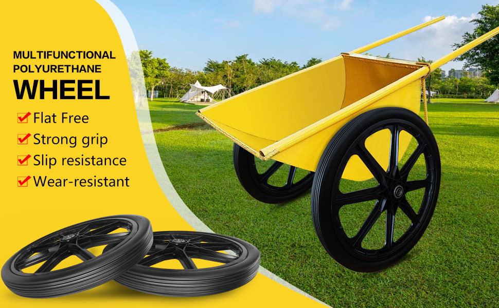 20 inch cart wheels