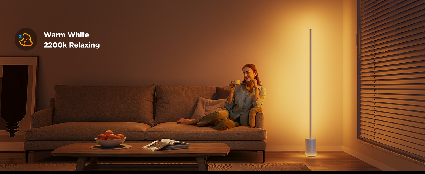 govee floor lamp 2 silver