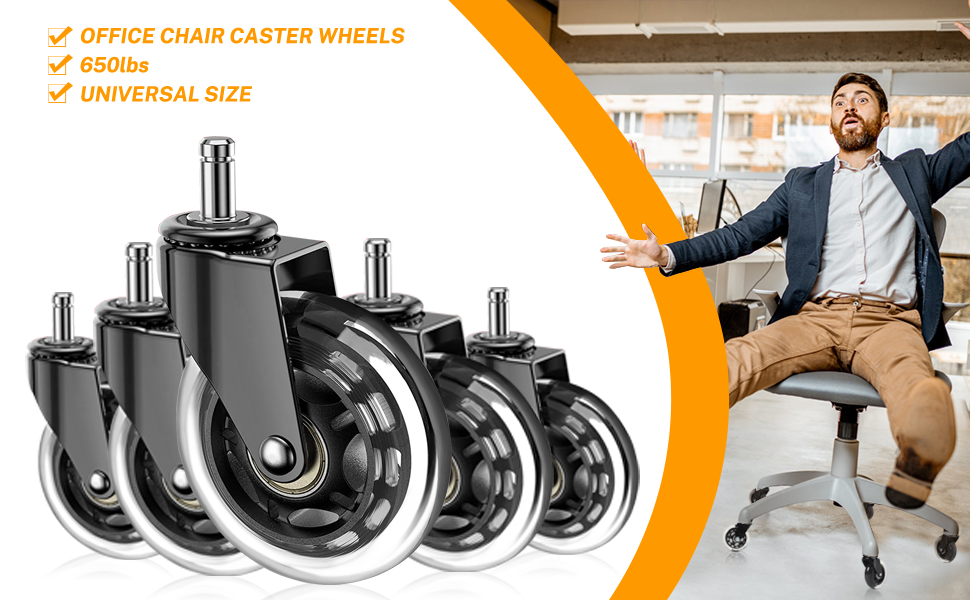 office chair wheels