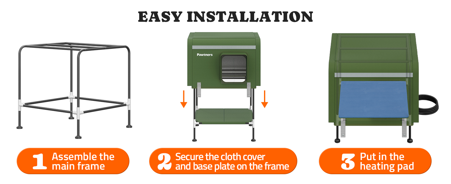 insulated outdoor cat house weatherproof