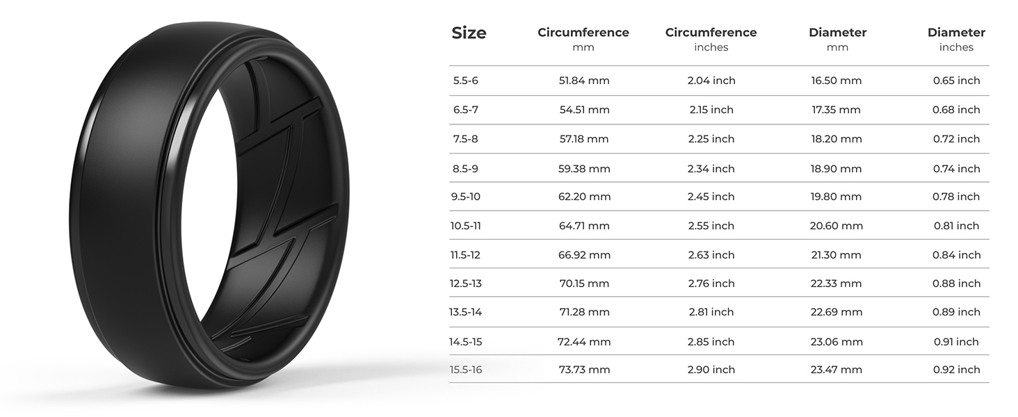 Thunderfit size chart