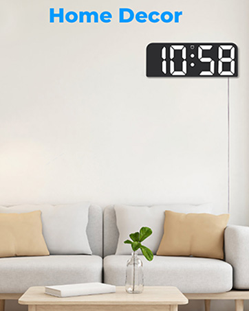 digital wall clock